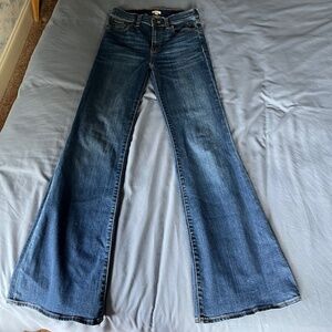 J crew high waisted flare jeans
